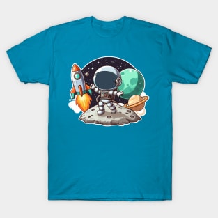 astronaut in the space T-Shirt